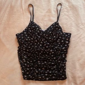 Never worn Floral tank top size large